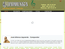 Tablet Screenshot of jaimusica.es